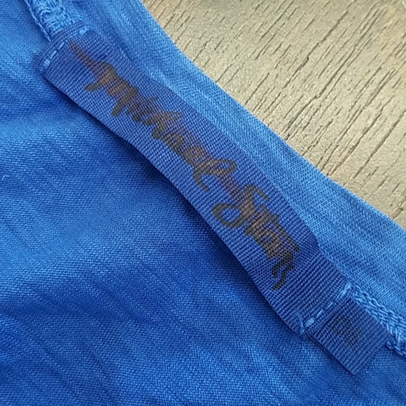 MICHAEL STARS crochet lace tank scoop neck top OS - Picture 2 of 5